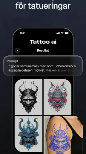 Tattoo AI – Tatueringsdesign screenshot