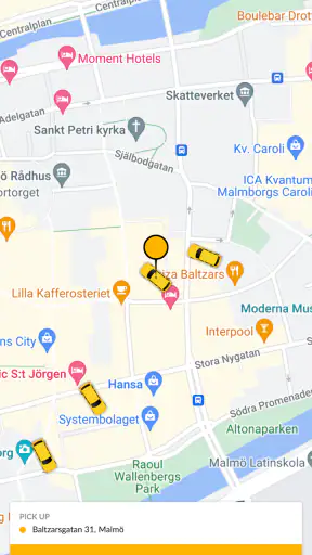 Taxi Malmö screenshot