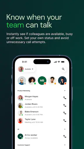 Telavox screenshot