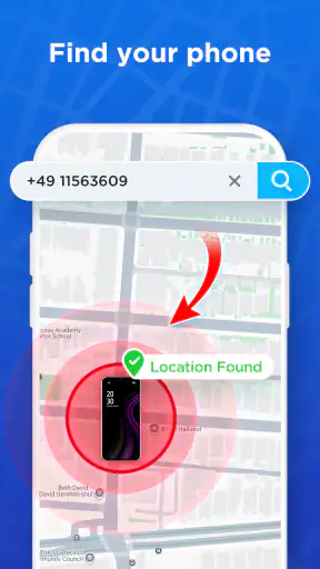 Telefonnummer Locator screenshot