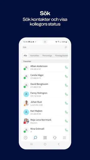 Telenor One X Växel screenshot