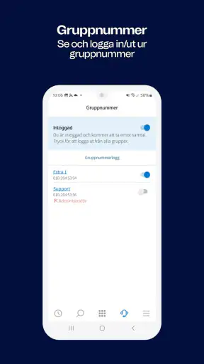 Telenor One X Växel screenshot