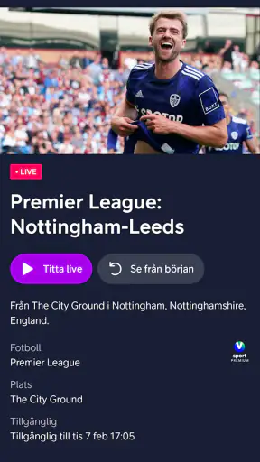 Telia Play screenshot