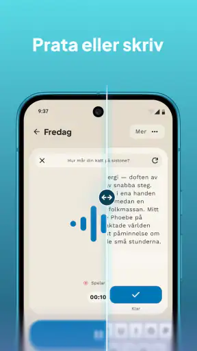 Tellself: mer än AI-dagbok screenshot