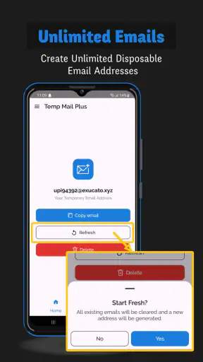 Temp Mail Plus :Generate Email screenshot