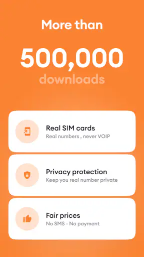 Temp Number - Receive SMS screenshot