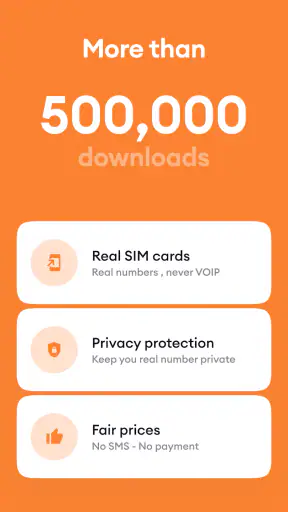 Temp Number - Receive SMS screenshot