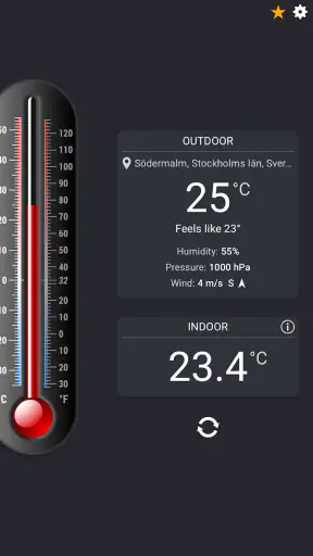 Termometer++ Rumstemperatur screenshot