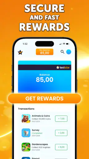 Teststar: Test & Earn Rewards screenshot