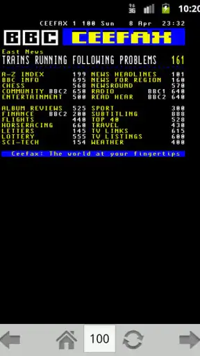 TextTV screenshot