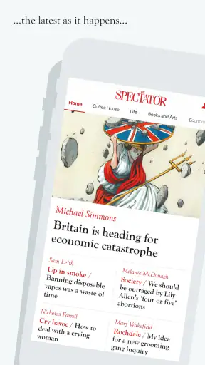 The Spectator Magazine screenshot