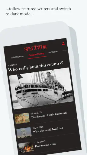 The Spectator Magazine screenshot