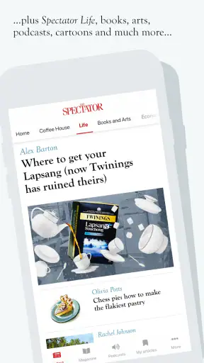 The Spectator Magazine screenshot