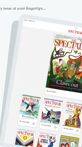 The Spectator Magazine screenshot
