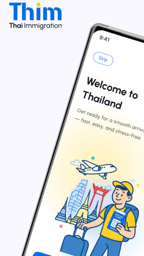 THIM - Thai Immigration Bureau screenshot