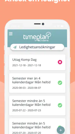 Timeplan – Schema & Tid screenshot