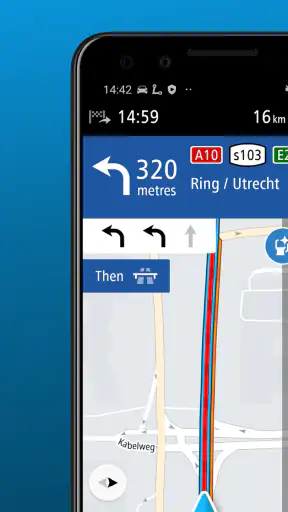 TomTom GO Expert för lastbil screenshot