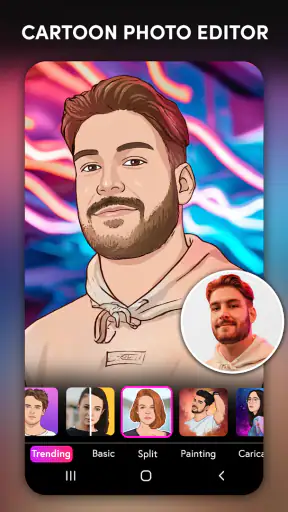 ToonApp Tecknad fotoredigerare screenshot