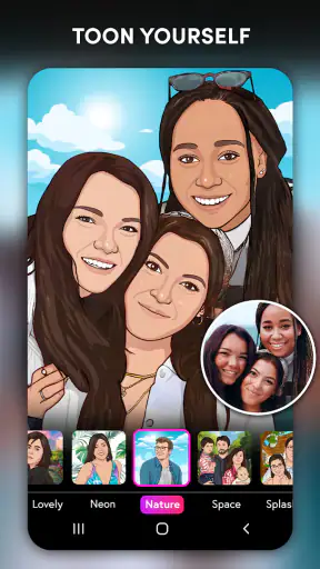 ToonApp Tecknad fotoredigerare screenshot