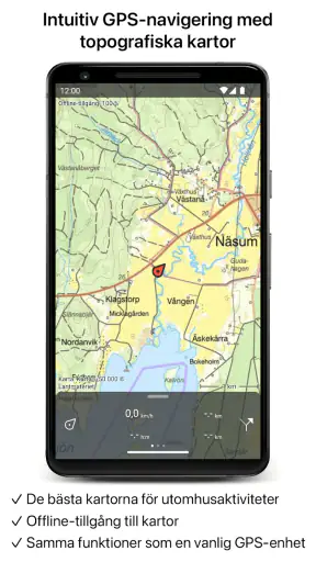Topo GPS screenshot