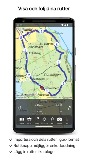Topo GPS screenshot