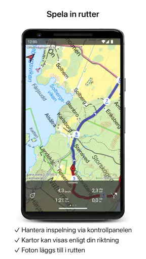 Topo GPS screenshot