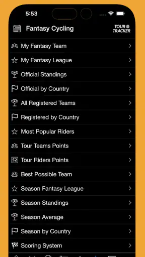 Tour Tracker Pro Cycling screenshot