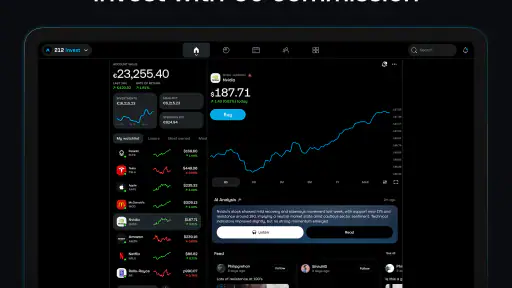 Trading 212 – Aktier & ETF screenshot