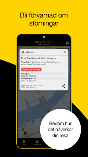 Trafiken.nu Göteborg screenshot