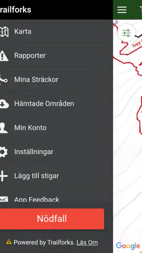 Trailforks screenshot