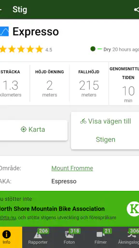 Trailforks screenshot