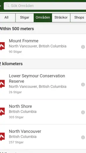 Trailforks screenshot