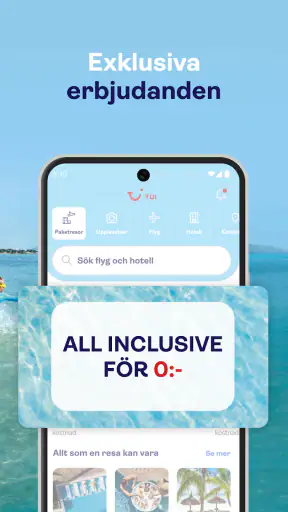 TUI Sverige boka flyg & hotell screenshot