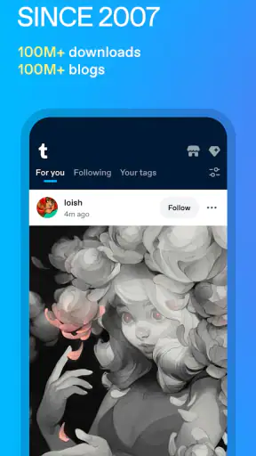 Tumblr: Social Media & Art screenshot