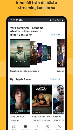 tv.nu - streaming & TV screenshot
