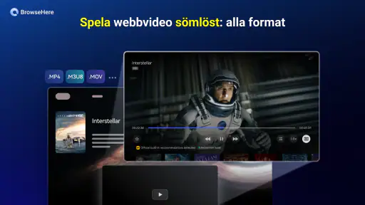TV-webbläsare - BrowseHere screenshot