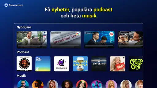 TV-webbläsare - BrowseHere screenshot