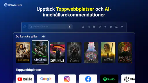 TV-webbläsare - BrowseHere screenshot