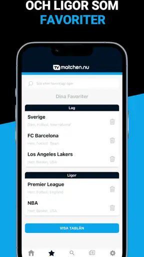 TVmatchen.nu - sport på TV screenshot