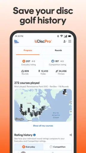 UDisc Disc Golf App screenshot