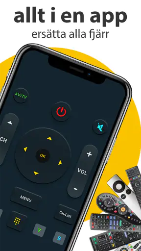 Universal Fjärrkontroll Tv screenshot