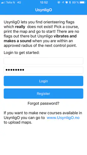 UsynligO screenshot