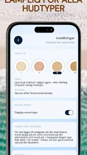 UV-index - Tan Widget screenshot