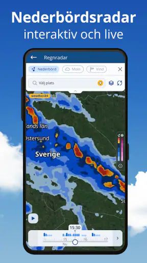Väder och Radar: weather24 screenshot