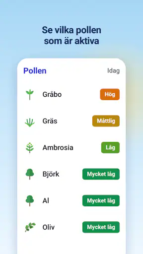 Väder & Radar med Regnradar screenshot