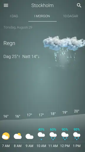 Väder Sverige screenshot