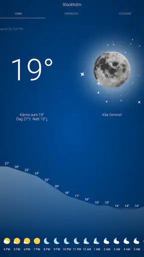 Väder Sverige screenshot