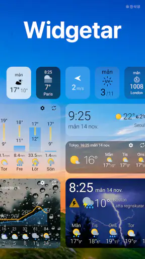 Väder & Widget - Weawow screenshot