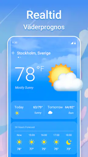 Väderprognos & liveradar screenshot