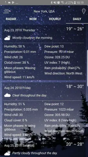 Väderradar screenshot